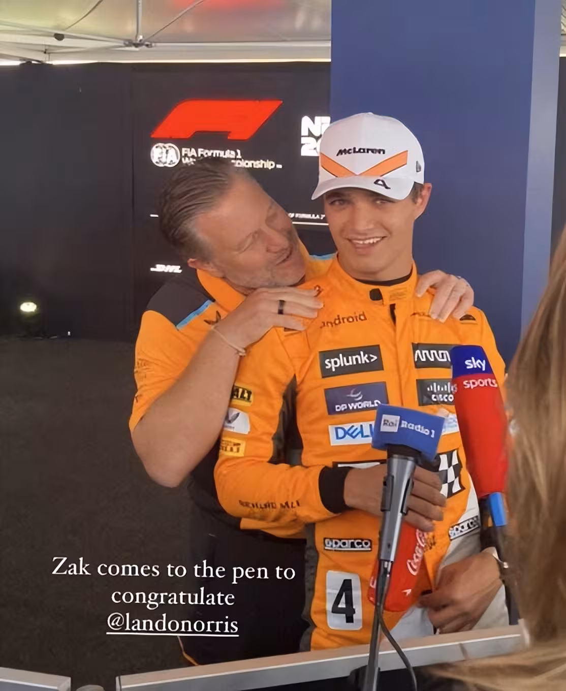 迈凯伦鏖战威廉姆斯,诺里斯状态火热 迈凯伦鏖战威廉姆斯,诺里斯状态火热